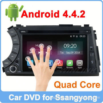 Ownice New Quad Core 1.6GHz Android 4.4.2 car gps navigation for Kyron Actyon Cortex A9 1.6GHz CPU Built-in Wifi
